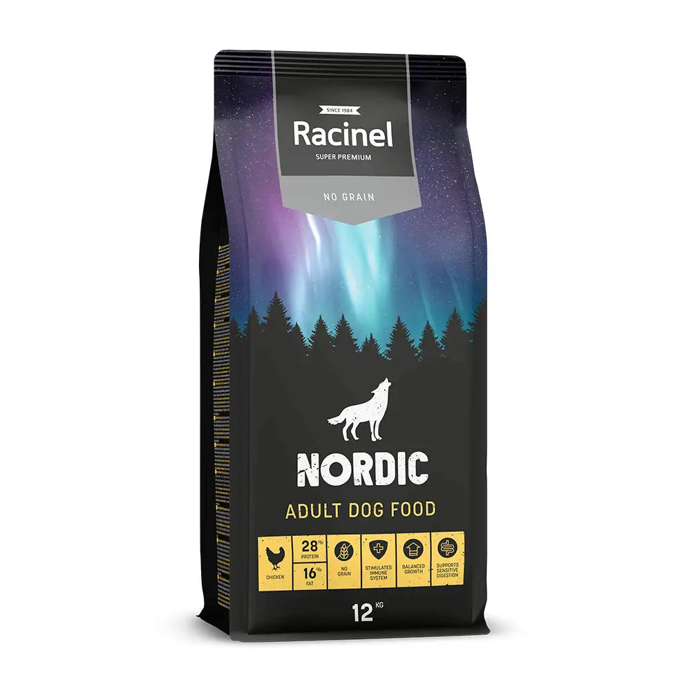 12 kg racinel nordic adult chicken kana - wildpoint retkeily 58,90 €