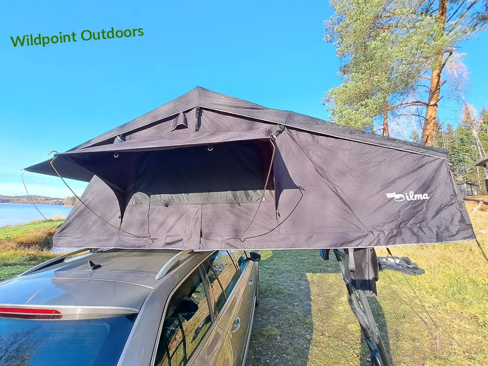 Auton kattoteltta ilma pitkä 1.4 musta - musta - kattoteltta - wildpoint retkeily 1 390 €