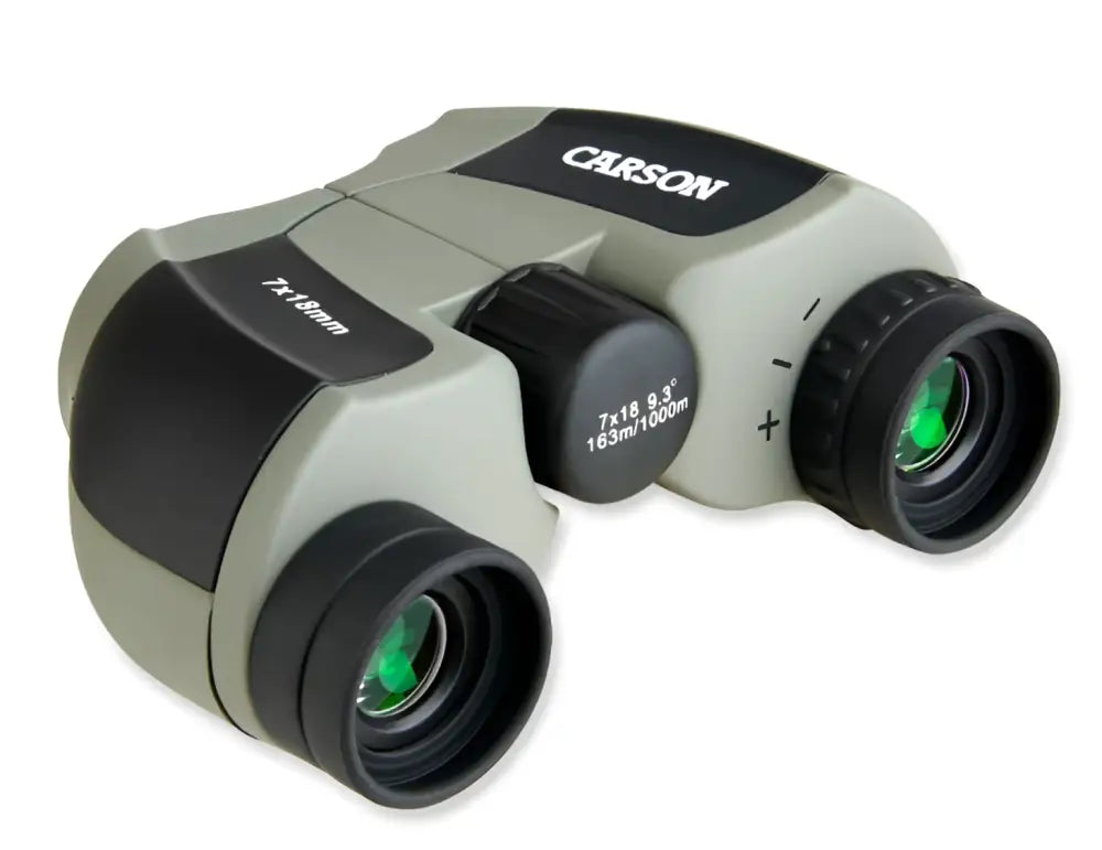 Carson miniscout 7x18mm pienikokoiset kiikarit - retkeilyvarusteet verkkokaupasta 47,90 €