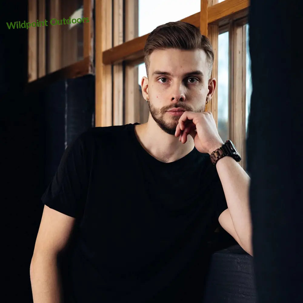 Garmin quickfit puinen ranneke pähkinäpuu - kellojen rannekkeet - wildpoint retkeily