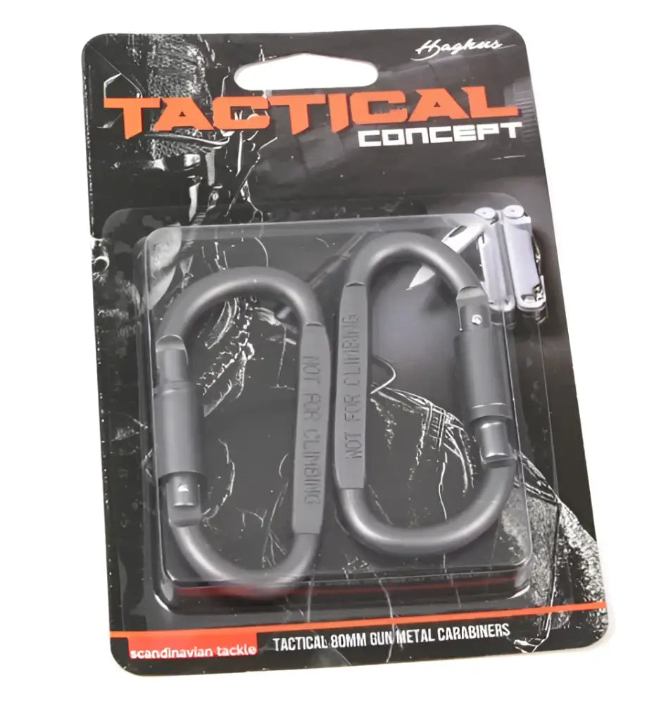 Haghus 80mm taktinen karabiini 2kpl - wildpoint retkeily 4,90 €