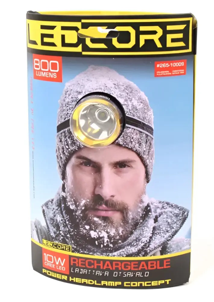 Ledcore 10w 2x 2200mah ladattava otsavalo - wildpoint retkeily 14,90 €