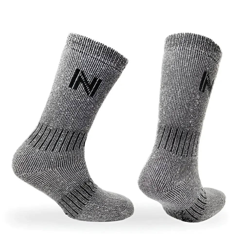 Norfolk nordique merinovilla saapassukat harmaa - 35-38 - retkeily 10,90 €