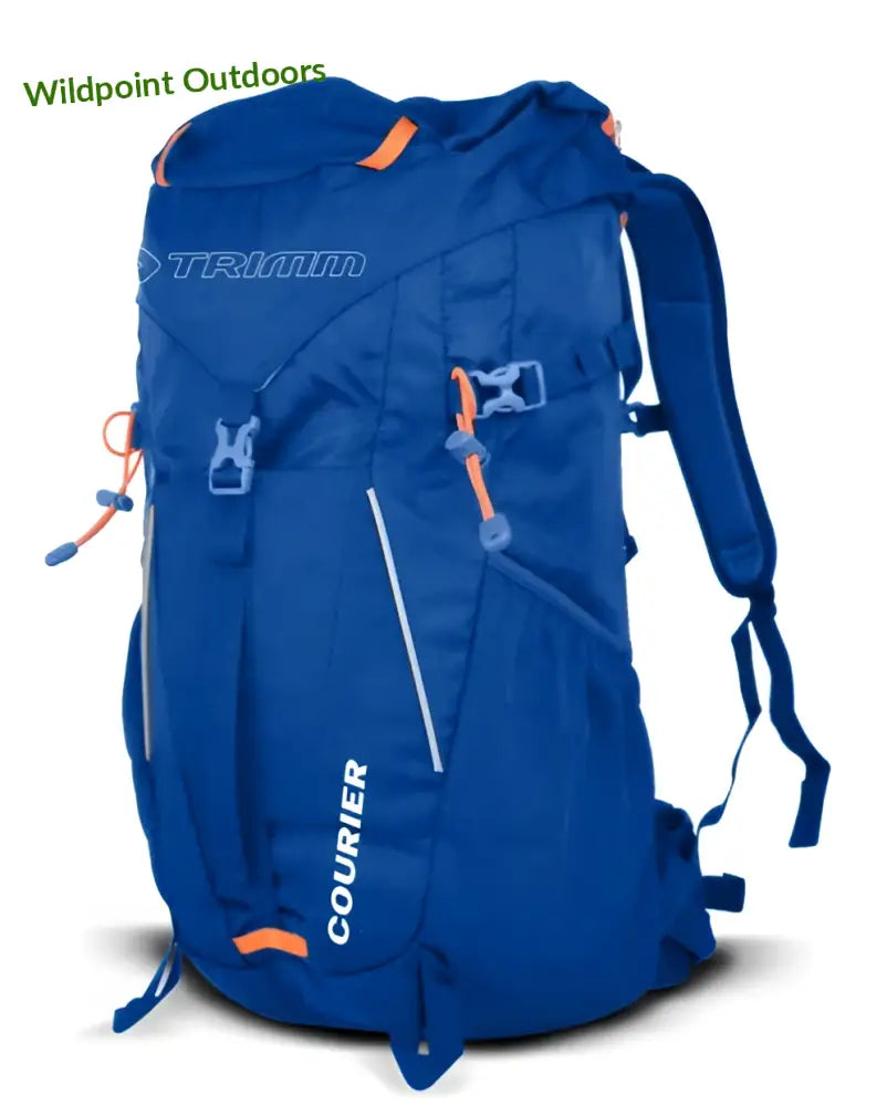 Trimm courier reppu 35l - sininen/oranssi - wildpoint outdoors retkeily 78,90 €
