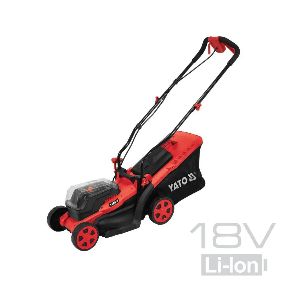 Yato akkuruohonleikkuri 2 x 18v 34 cm + 2×4.0 ah akku ja laturi - retkeilyvarusteet verkkokaupasta 179,95 €