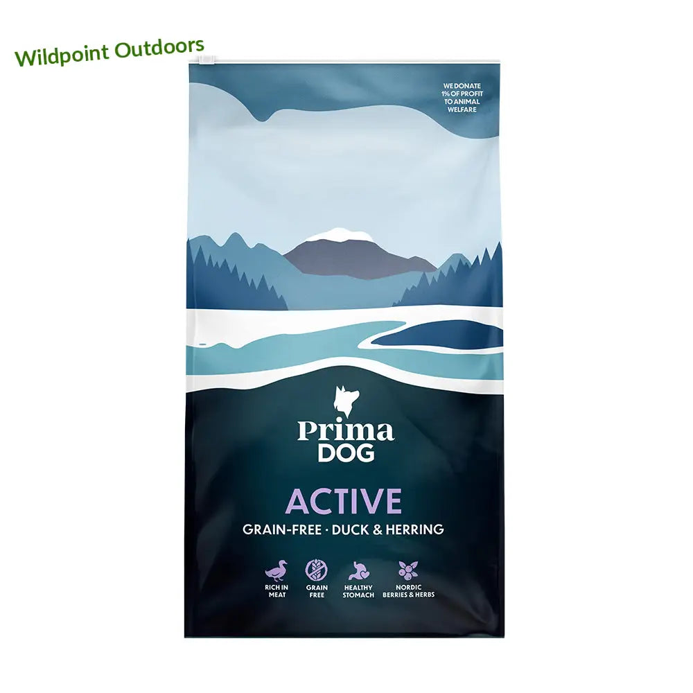 10kg primadog adult active viljaton ankka & silli - retkeily 46,90 €