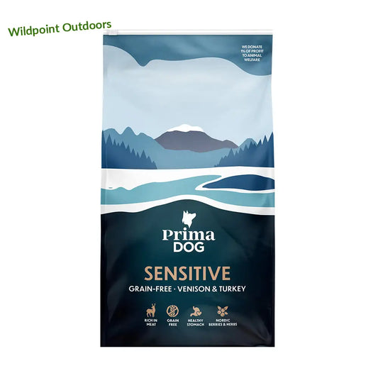 10kg primadog adult sensitive viljaton peura & kalkkuna - retkeily 46,90 €