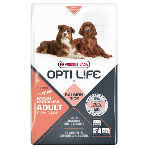 12,5 kg opti life adult skin care medium & maxi - retkeilyvarusteet verkkokaupasta 66,90 €