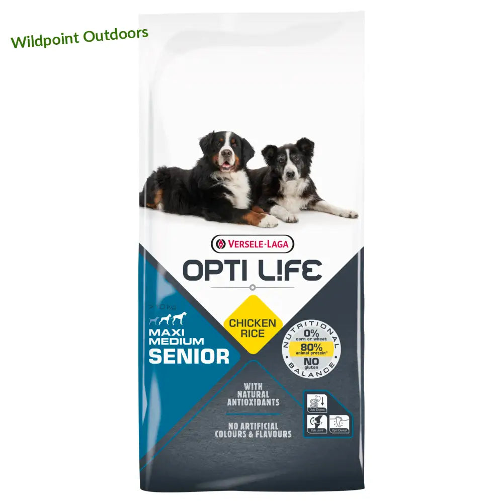 12,5 kg opti life senior medium & maxi - wildpoint retkeily 62,90 €