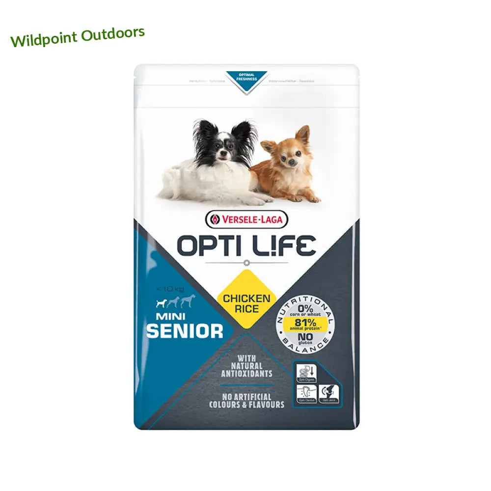 2,5 kg opti life senior mini - wildpoint outdoors retkeily 21,90 €