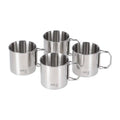 4 kpl mukisetti ruostumaton teräs nc1762 nils camp - accessories nils camp mukisetti retkeilyvarusteet verkkokaupasta