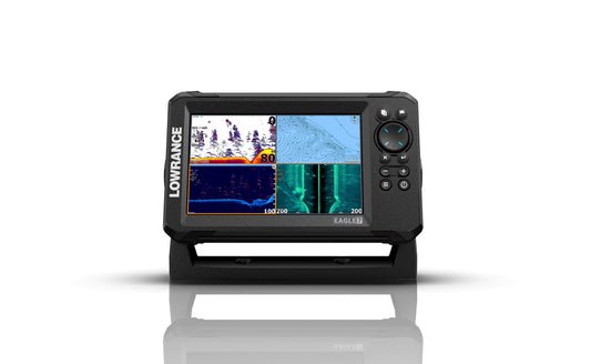 Lowrance Eagle 7″ TS värinäytöllinen yhdistelmälaite + Tripleshot HD anturi