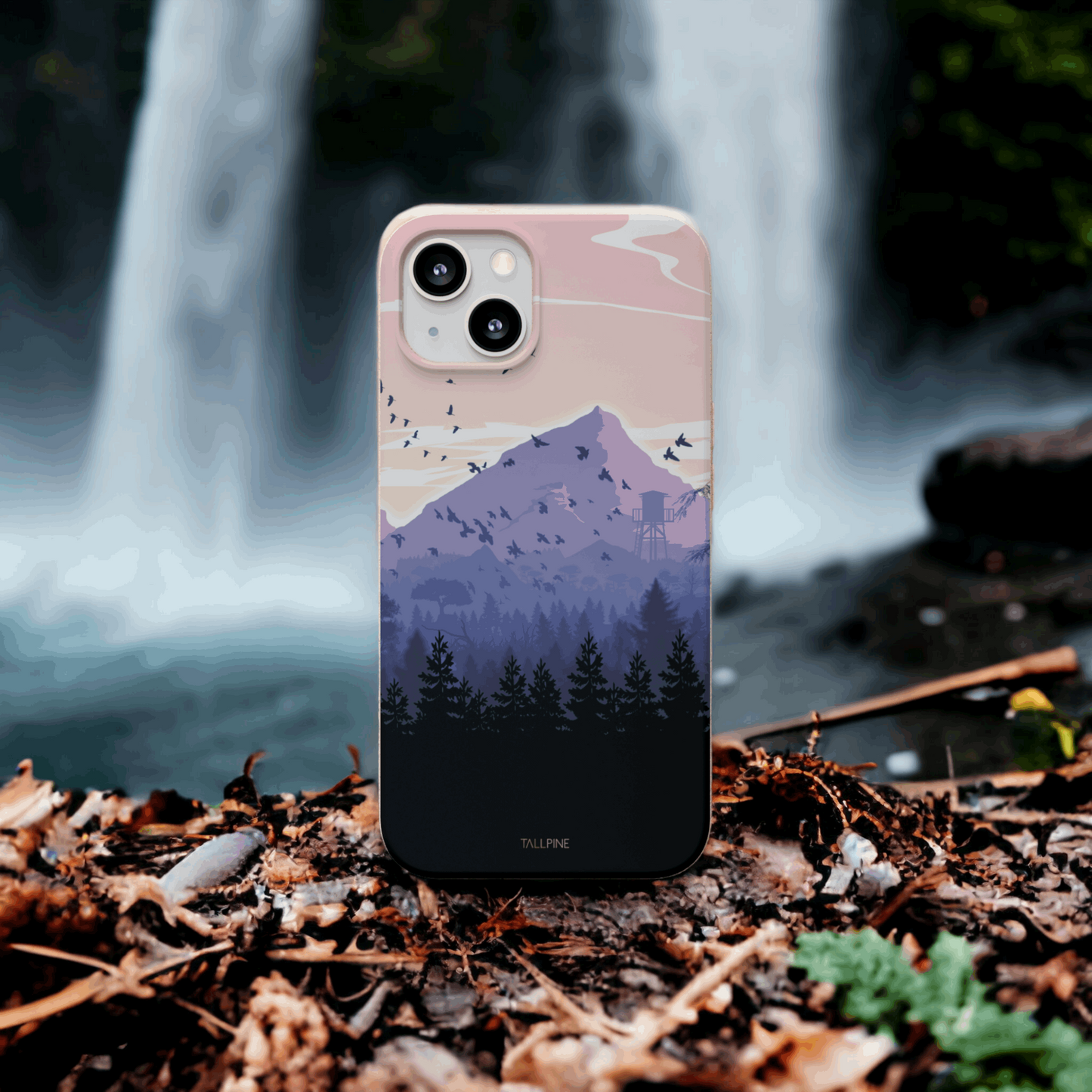 Rosa skog - Eko-fodral