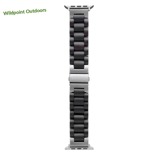 Apple watch ultra -puinen ranneke eebenpuu - kellojen rannekkeet - wildpoint retkeily 59 €