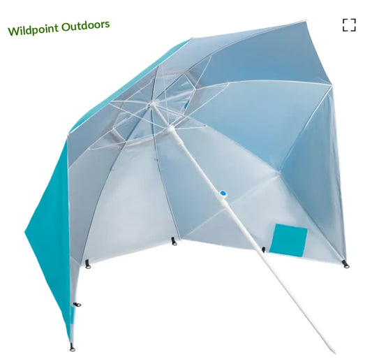 Aurinkovarjo rannalle xl 220 cm nc7822 nils - kaksi väriä - turkoosi - accessories - retkeily 39,90 €