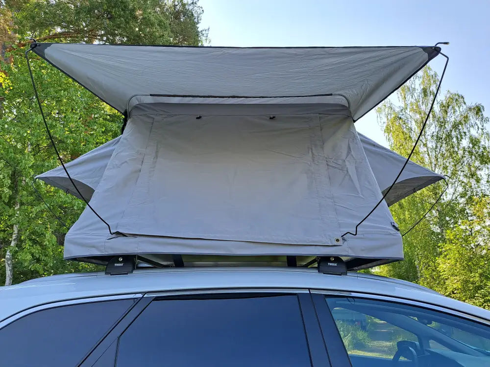 Auton kattoteltta ilma lyhyt 1.4 harmaa - harmaa - kattoteltta - wildpoint retkeilyvarusteet verkkokaupasta 1 156,50 €