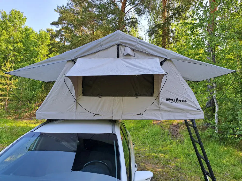 Auton kattoteltta ilma lyhyt 1.4 harmaa - harmaa - kattoteltta - wildpoint retkeilyvarusteet verkkokaupasta 1 156,50 €