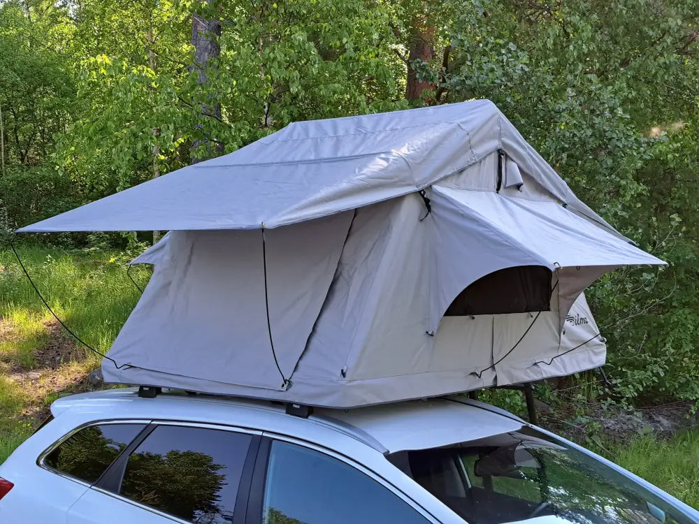 Auton kattoteltta ilma lyhyt 1.4 harmaa - harmaa - kattoteltta - wildpoint retkeilyvarusteet verkkokaupasta 1 156,50 €