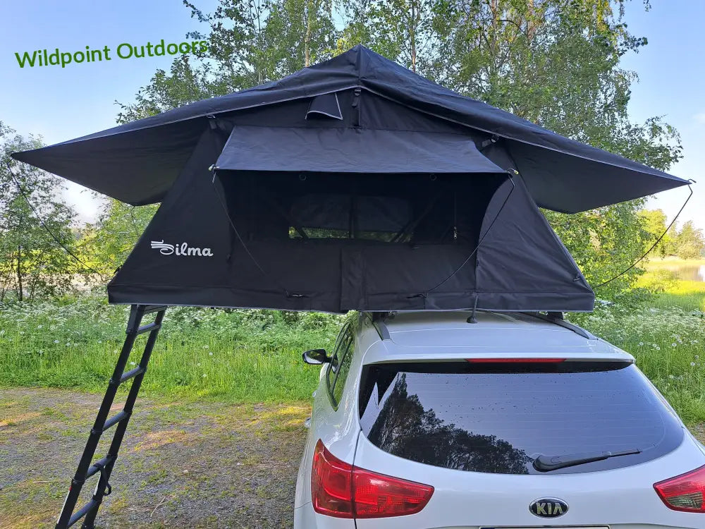 Auton kattoteltta ilma lyhyt 1.4 musta - musta - kattoteltta - wildpoint retkeily 1 285 €