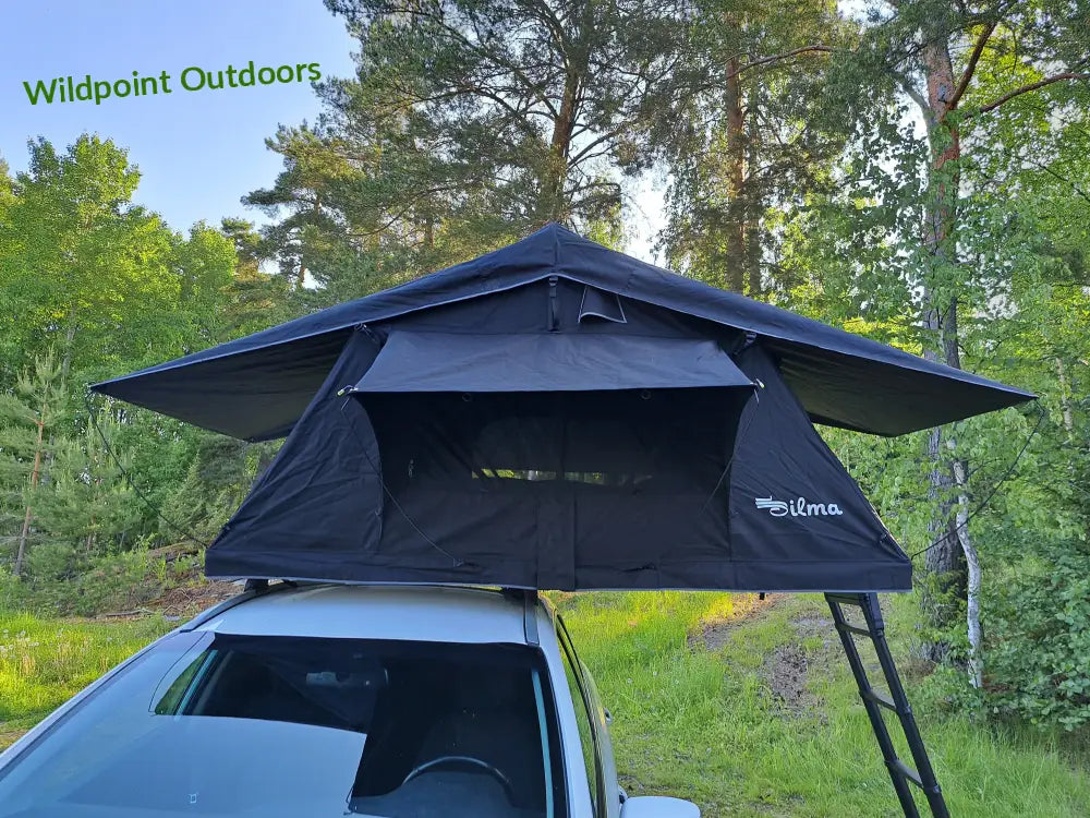 Auton kattoteltta ilma lyhyt 1.4 musta - musta - kattoteltta - wildpoint retkeily 1 285 €