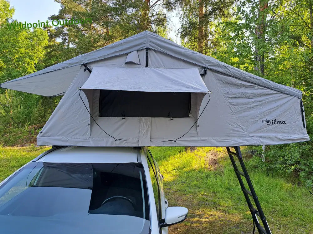 Auton kattoteltta ilma pitkä 1.4 harmaa - harmaa - kattoteltta - wildpoint retkeily 1 390 €