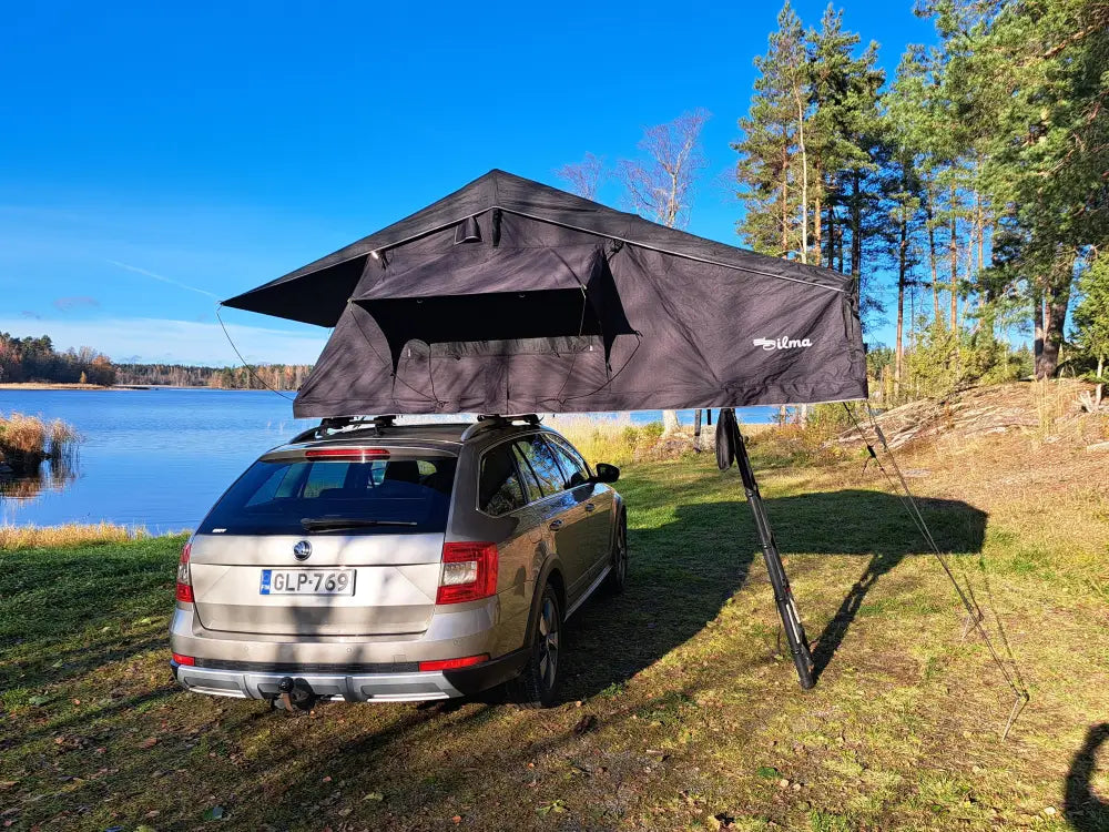 Auton kattoteltta ilma pitkä 1.4 musta - musta - kattoteltta - wildpoint retkeilyvarusteet verkkokaupasta 1 390 €