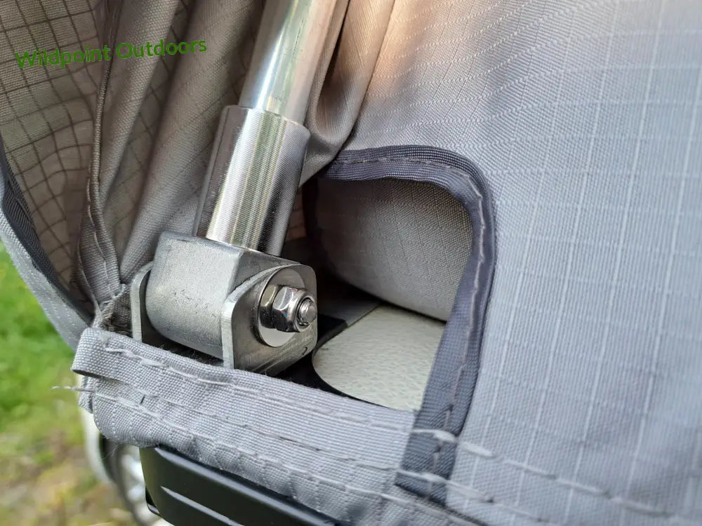 Auton kattoteltta ilma pitkä 1.6 harmaa - harmaa - kattoteltta - wildpoint retkeily 1 495 €