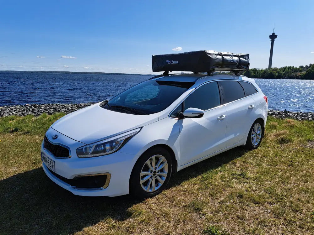 Auton kattoteltta ilma pitkä 1.6 harmaa - harmaa - kattoteltta - wildpoint retkeilyvarusteet verkkokaupasta 1 495 €