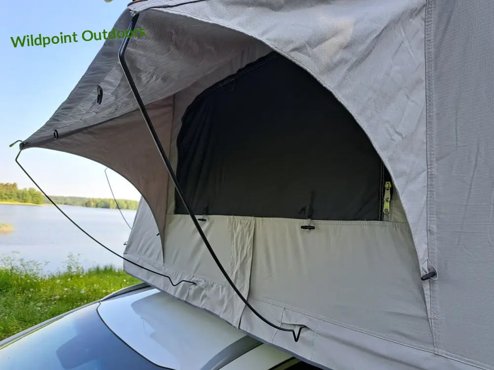 Auton kattoteltta ilma pitkä 1.6 harmaa - harmaa - kattoteltta - wildpoint retkeily 1 495 €