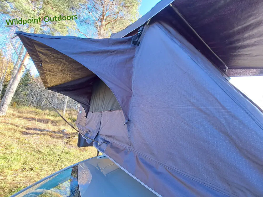 Auton kattoteltta ilma pitkä 1.6 musta - musta - kattoteltta - wildpoint retkeily 1 495 €