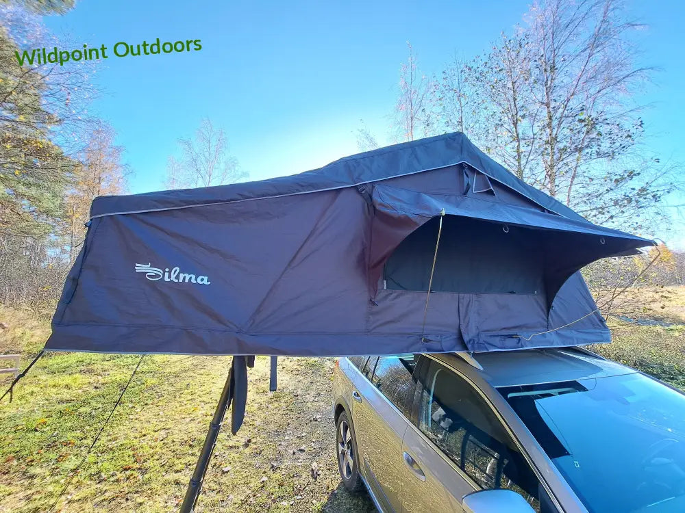 Auton kattoteltta ilma pitkä 1.6 musta - musta - kattoteltta - wildpoint retkeily 1 495 €