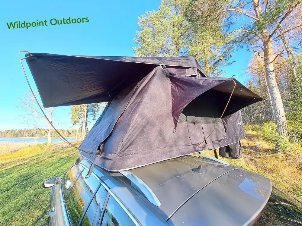 Auton kattoteltta ilma pitkä 1.6 musta - musta - kattoteltta - wildpoint retkeily 1 495 €