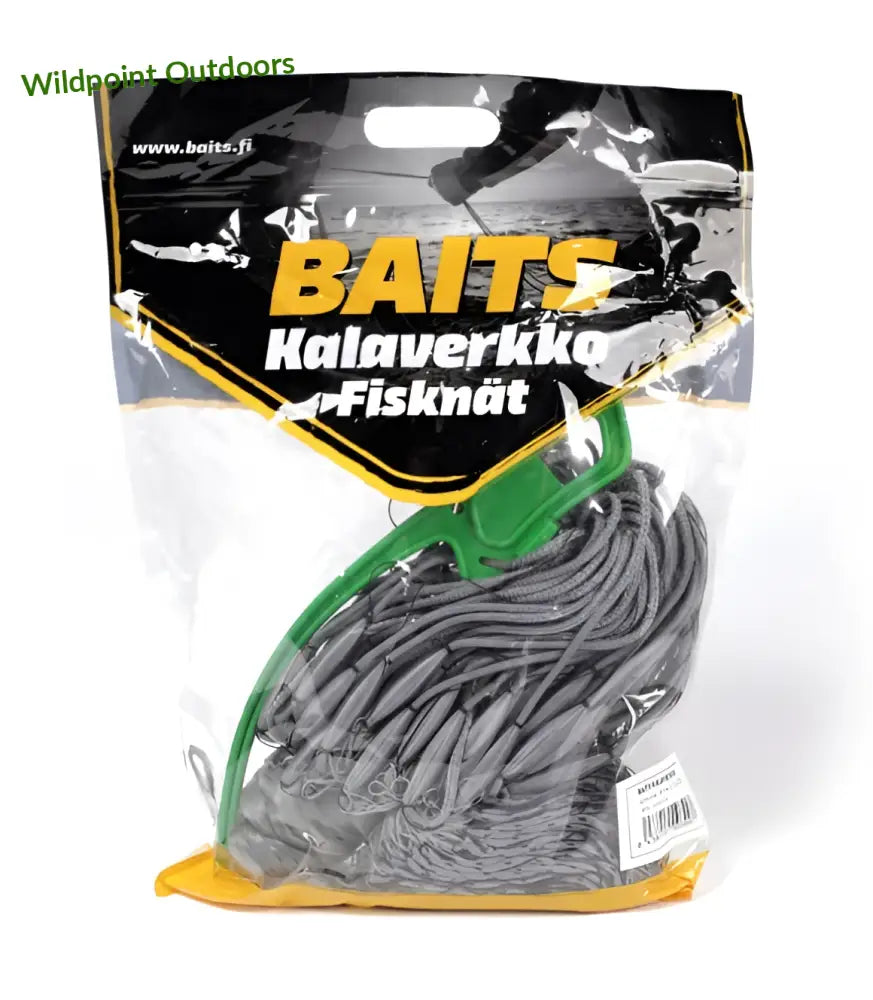 Baits kalaverkot - kalaverkko 30mm|1.8m|0.15mm|30m - wildpoint outdoors retkeily 14,50 €