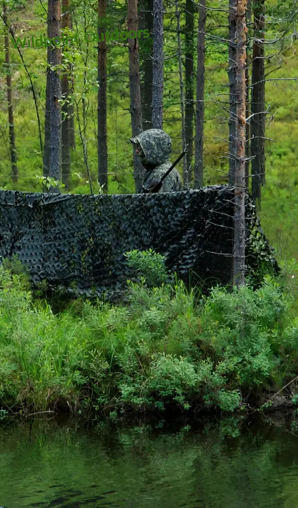 Bear claw naamioverkko kahdella värityksellä useita kokoja - retkeily