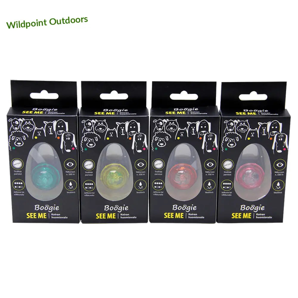 Boogie see me koiran huomiovalo - wildpoint outdoors retkeily