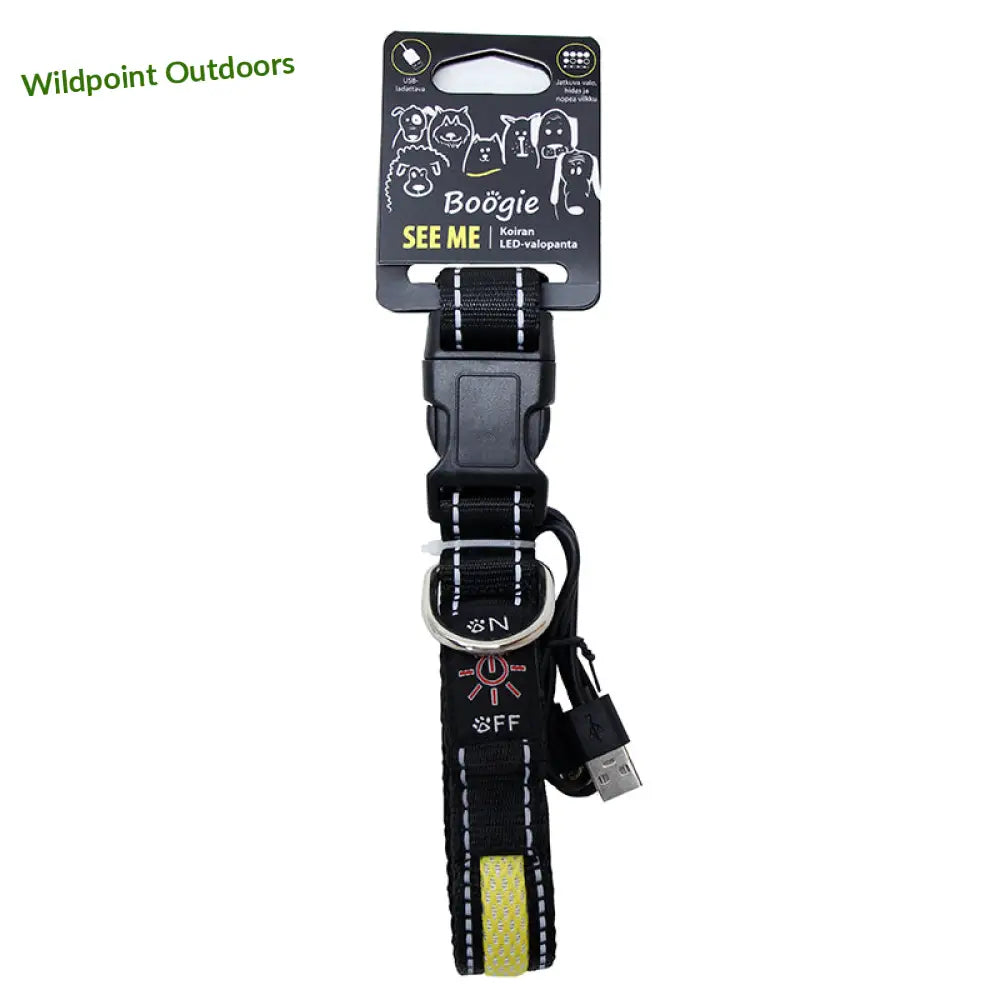 Boogie see me koiran led-valopanta keltainen - retkeily