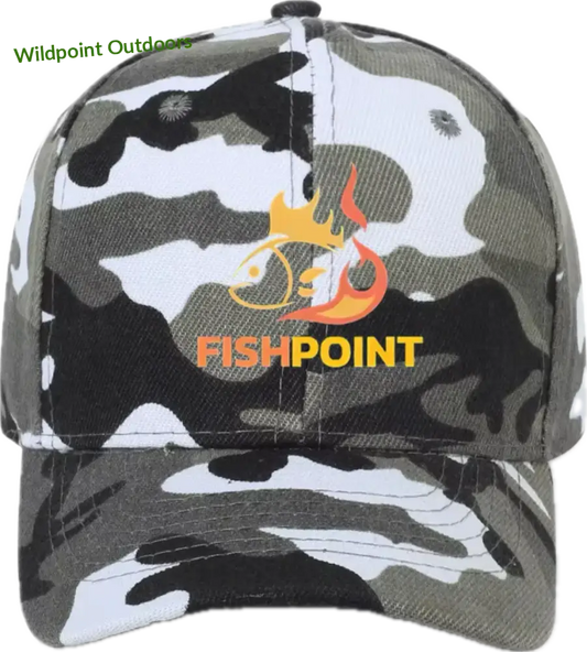 Camo lippis fishpoint liekkilogolla - wildpoint retkeily 1 000 €