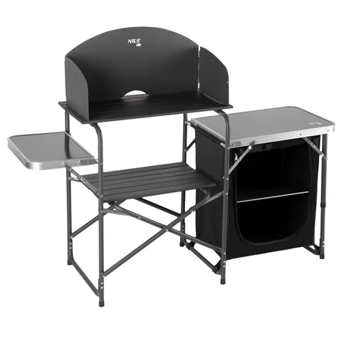 Camping pöytä tuulisuojalla nc3041 nils camp - accessories retkeilyvarusteet verkkokaupasta 138,90 €