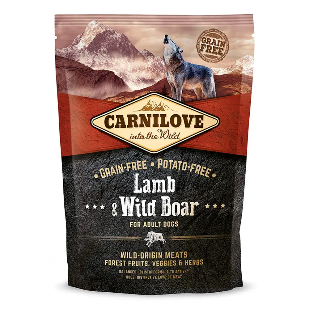 Carnilove lammas & villisika koiran kuivaruoka aikuiselle - 1.5kg - retkeilyvarusteet verkkokaupasta 15,90 €