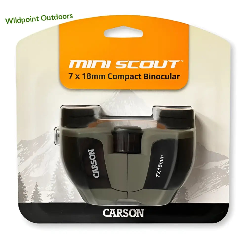 Carson miniscout 7x18mm pienikokoiset kiikarit - retkeily 47,90 €