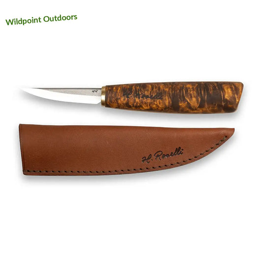 Carving knife short blade - knife - wildpoint outdoors retkeily 122 €
