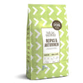 Light green and white patterned dagsmark reipas ja aktivinen dog food bag with chicken and duck ingredients in a 10 kg packaging