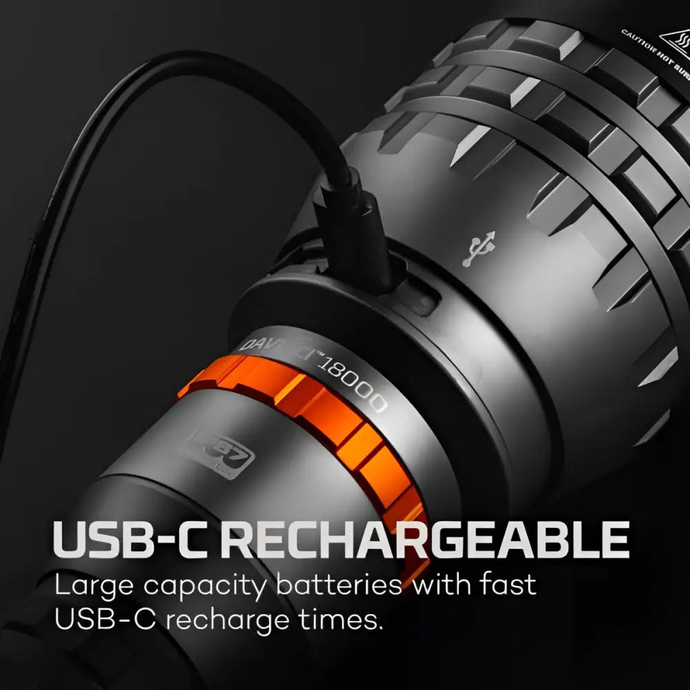 Davinci 18000 - käsivalaisin - wildpoint outdoors - varusteet retkeilyvarusteet verkkokaupasta 249,90 €