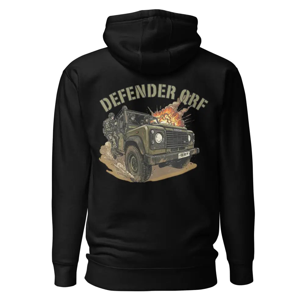 Defender qrf huppari - black / s - hoodie sotilastyylinen vaate retkeilyvarusteet verkkokaupasta 79 €