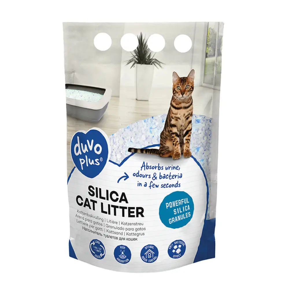 Duvo+ silica-kissanhiekka premium 5 litraa - kissanhiekka silica kissanhiekka 5l retkeilyvarusteet verkkokaupasta 9,90 €