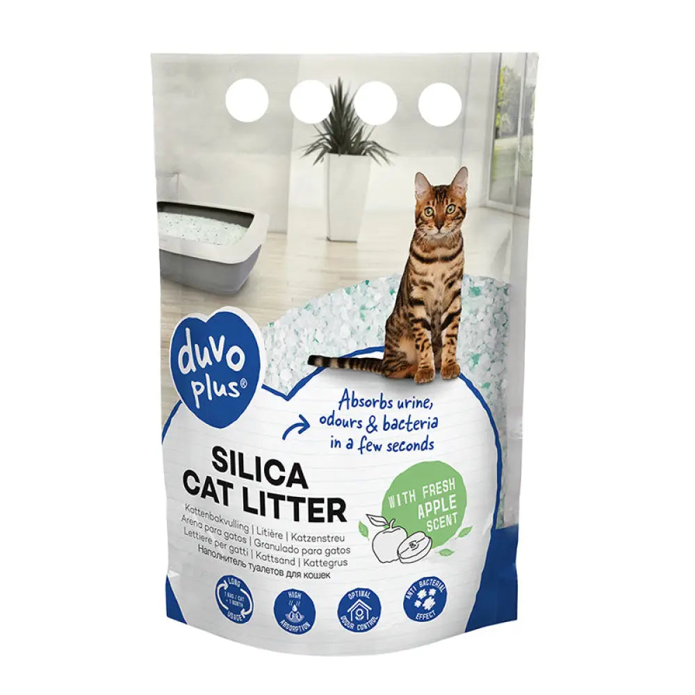 Duvo+ silica-kissanhiekka premium apple 5 litraa - kissanhiekka retkeilyvarusteet verkkokaupasta 9,90 €