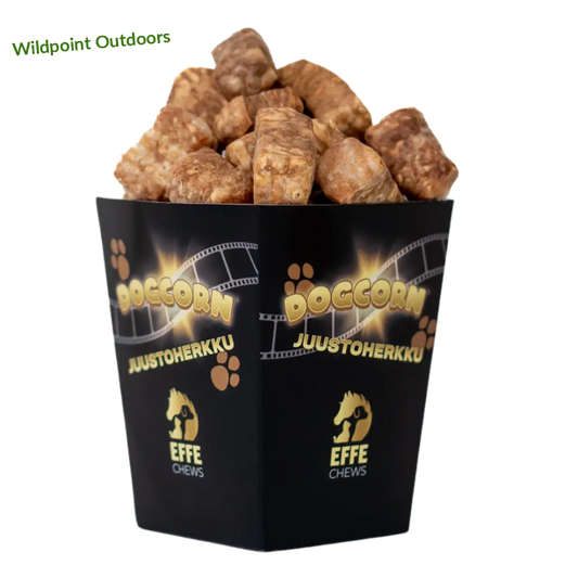 Effe chews dogcorn 100g juustoherkku - wildpoint retkeily 9,95 €