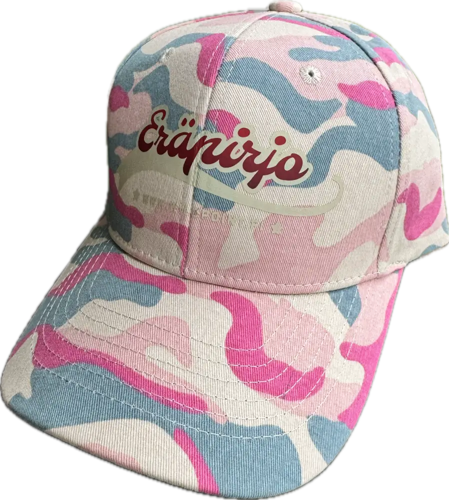 Eräpirjo Camo basebollkeps med rosa kamouflagemönster
