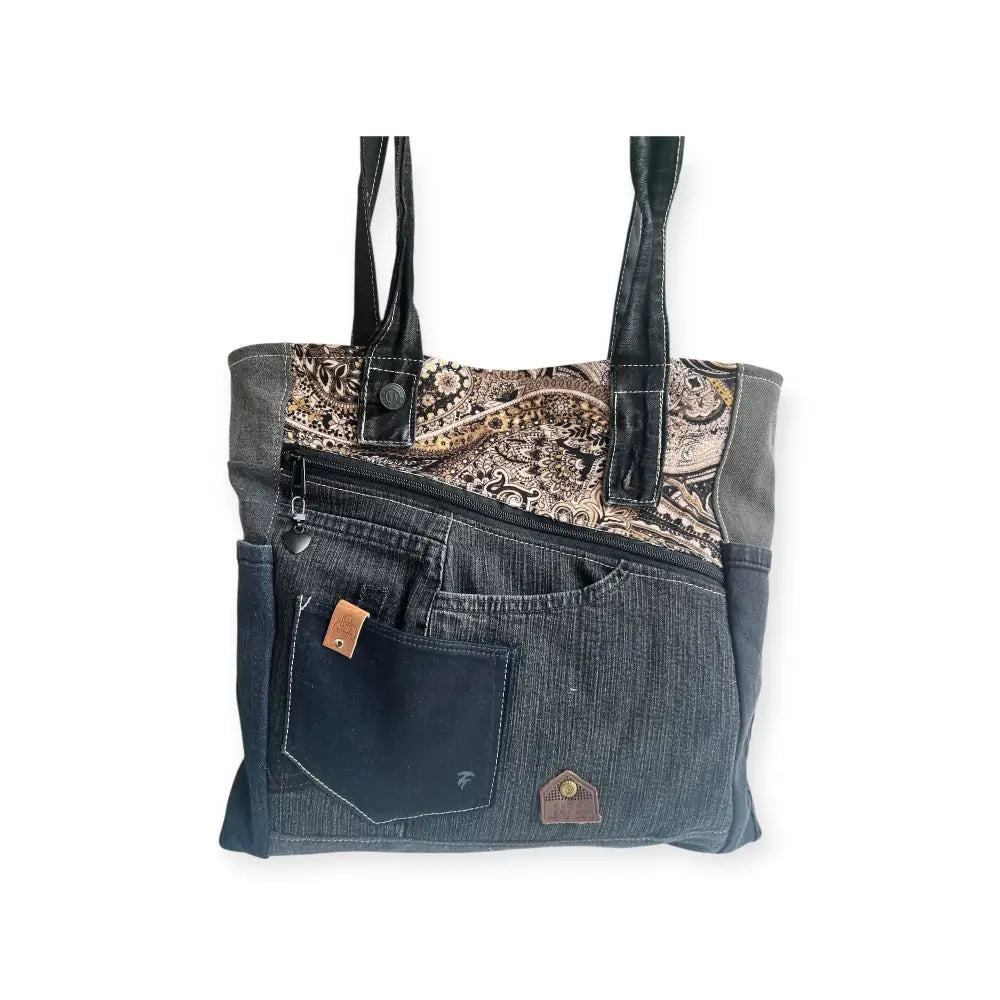 Farkkukassi veera - kierrätettyä farkkua - musta - wildpoint retkeilyvarusteet verkkokaupasta 46,90 €