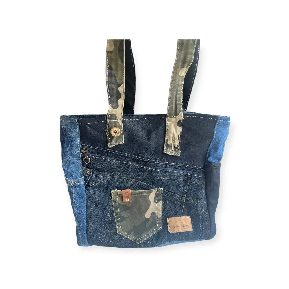 Farkkukassi veera - kierrätettyä farkkua - tumma - wildpoint retkeilyvarusteet verkkokaupasta 46,90 €